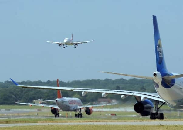 Passengers were forced off their EasyJet flight after ground crew backed it up onto the grass
