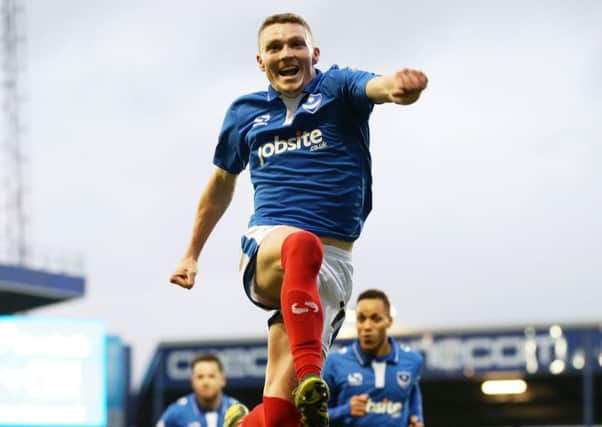 Calon Lavery proved a massive hit during his brief loan spell at Pompey last season Picture: Joe Pepler