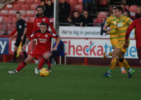 Dean Cox. Crawley Town v Yeovil Town. Picture by PW Sporting Photography