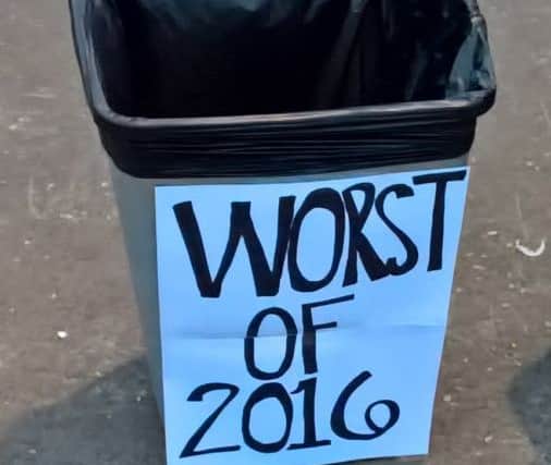 The 'worst of 2016' bin