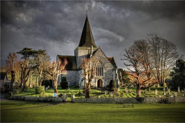James Ringland took this photo of St Andrews Church in Alfriston, called 'Divine Light'