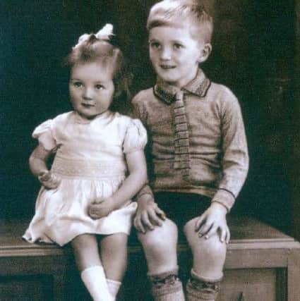 Brother and sister Doug and Gwenda Brady (now Gofton) aged 3 and 6 - picture courtesy of Gwenda's daughter Barbara Cox who has written a box on the family's story