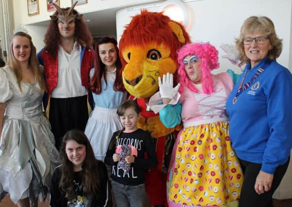 Adur East Lions funded a trip for Heronsdale pupils to see the Beauty and the Beast panto