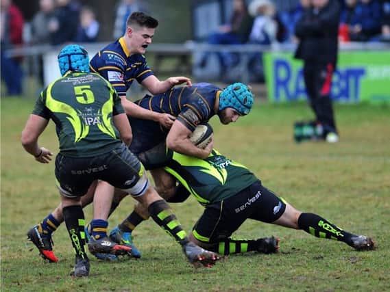 Action from Worthing Raiders' match with Bury. Picture by Stephen Goodger