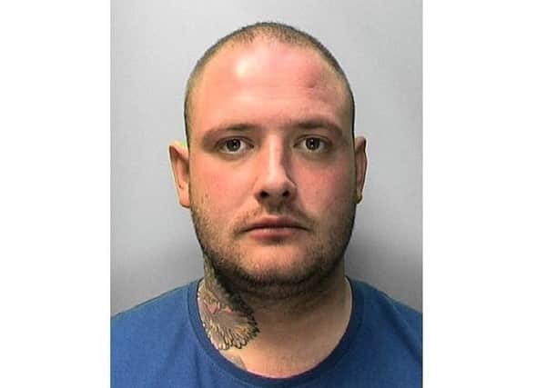 Mark Low is wanted on recall to prison after breaching the terms of his release licence. Photo courtesy of Sussex Police SUS-170401-144404001