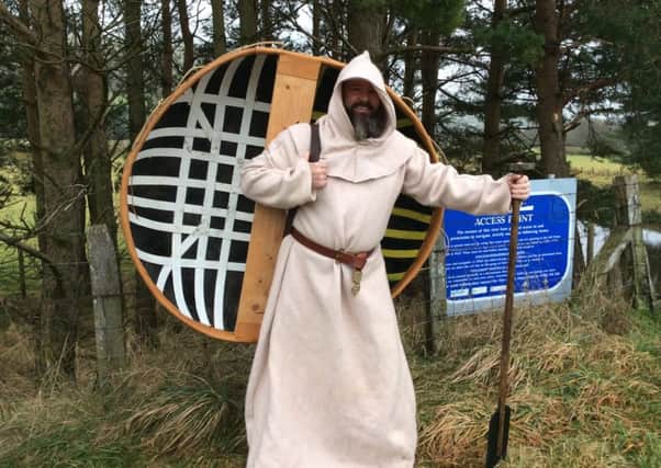 'Pilgrim' Steven Payne on his medieval-style journey across Wales with his coracle.