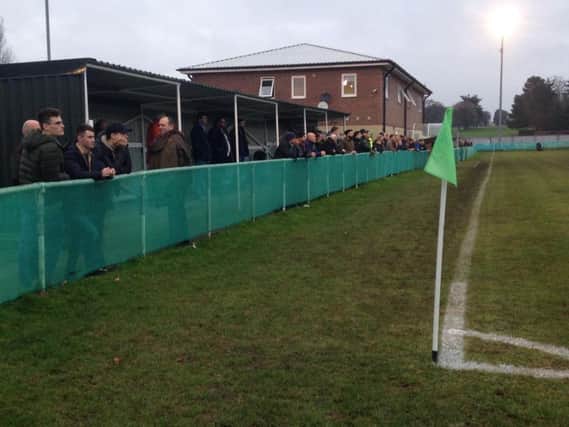 There was a decent-sized crowd in Oaklands Park for the Vase tie