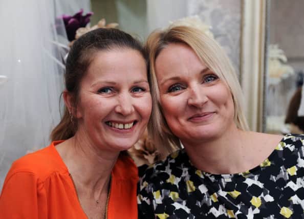 Mira Adams and Jennifer Jelley-Ottley at Sussex Bridal Services in Eastbourne (Photo by Jon Rigby) SUS-170501-110913008