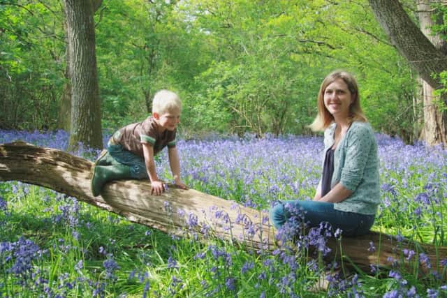 Kia Trainor, director of CPRE Sussex, with her son Oliver