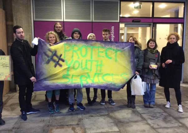 Young people calling for protection of Brighton and Hove youth services (photo submitted).