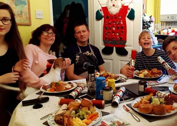 Christmas Day in the Worne household was a happy occasion and Amanda says the whole family has adjusted to her disability