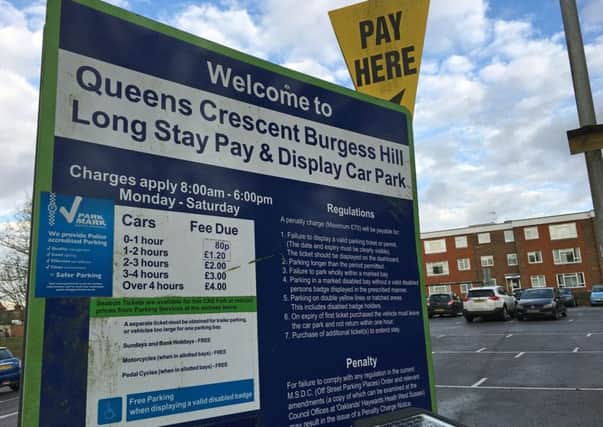 The car park in Burgess Hill is a popular choice for workers, shoppers and commuters. Picture: Mid Sussex District Council
