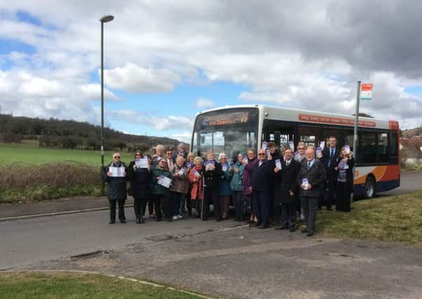 The bus route was launched in 2015 at an event