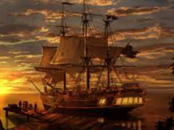 In popular imagination all pirate ships ply their terrible trade in exotic locations as depicted here. However, Sussex-born privateer Peter Love committed his brand of seaway robbery around the islands of Scotland.