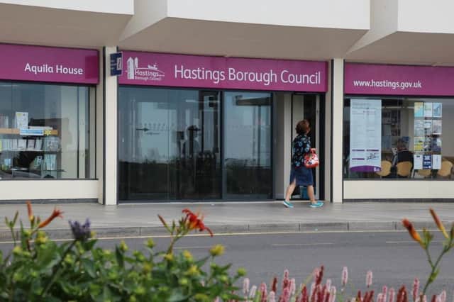 Hastings Borough Council offices, Muriel Matters House. SUS-171201-094510001