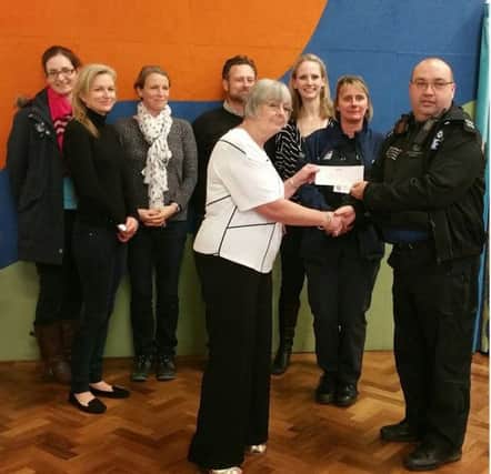 St Mary's school, Pulborough, received Â£500 from the Police Property Act Fund. Photo from Sussex Police. iqS45XFhCy3UvnZ2S4Sd