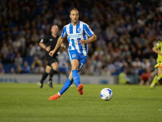 Albion striker Glenn Murray. Picture by Phil Westlake (PW Sporting Photography)