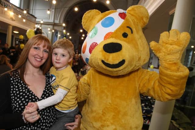 Pudsey was on hand to help raise funds for Children in Need