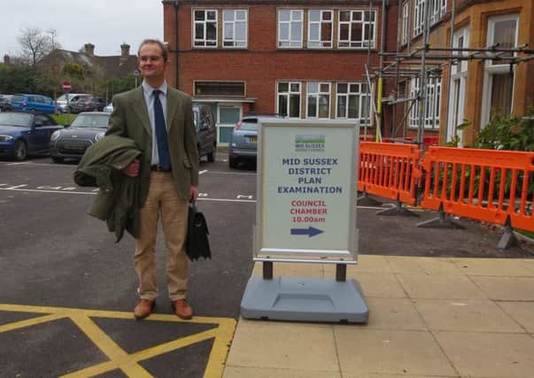 Robert Worsley a farmer from Twineham, has been hailed a 'hero' for challenging Mayfield Market Towns at examination hearings last week (photo submitted).