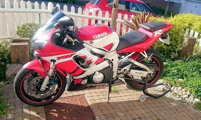 One of the motorcycles reportedly stolen. Photo courtesy of Sussex Police. SUS-170116-110710001