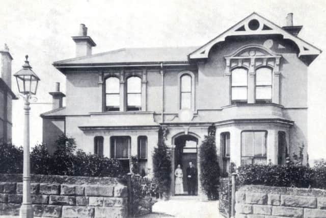The Vicarage before additions were made :The Vicarage at 28 Laton Road had been completed in 1882, but 30 years later was still without a bathroom and proper sanitation, although, at its original completion, it had been described as a very elegant and commodious residence and a great ornament to the fast-increasing neighbourhood. Plans were made to add a drawing room, additional bedrooms and other accommodation, and a new wing was duly added.