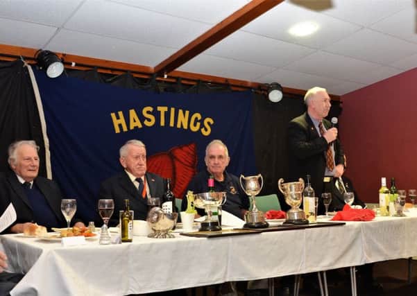 Hastings Winkle Club's supper. Photo by Sid Saunders. SUS-171101-133609001
