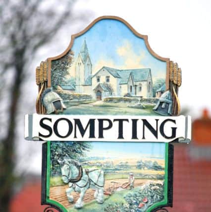 The Sompting village sign. Picture: Derek Martin DM1711503a