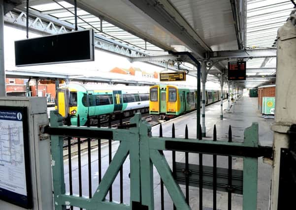 The incident happened at Bognor Regis station on the 6.41am service to London Victoria