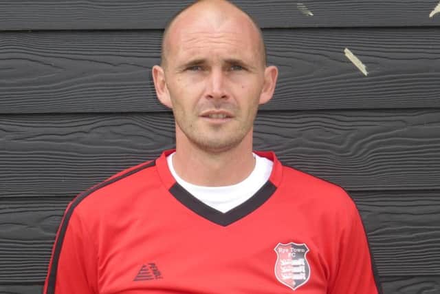 Chris Gould scored the only goal in Rye's 1-0 victory.