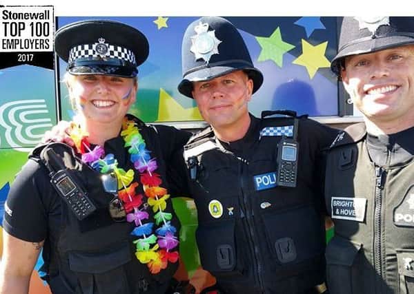 Sussex Police was named in the Stonewall top 100 employers list. Picture: Sussex Police