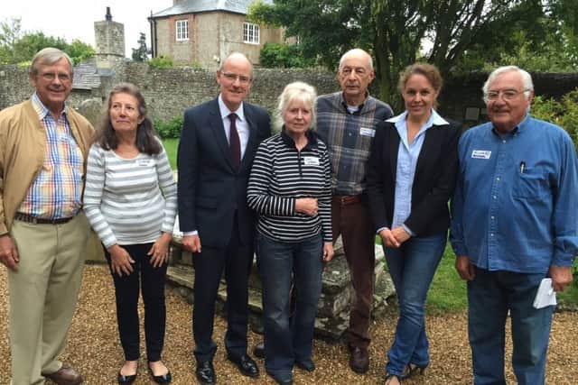 Bognor Regis and Littlehampton MP Nick Gibb meeting villagers in 2015