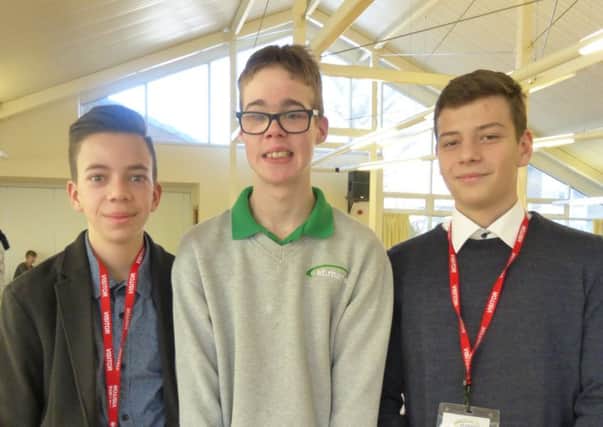 Aaron and Lucas and Carter from St Marys SUS-170124-142300001