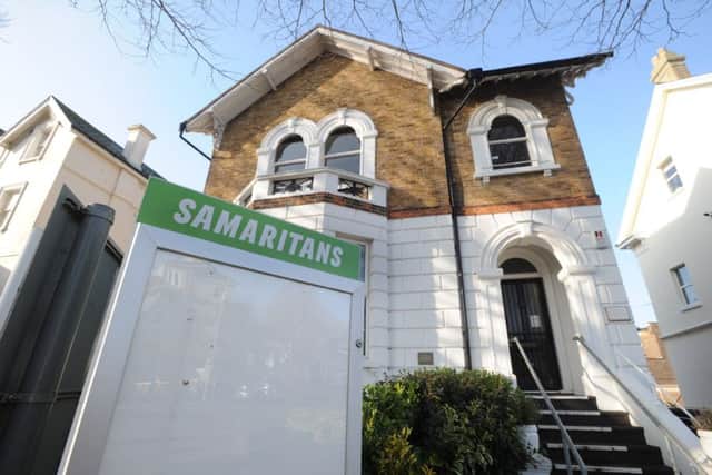 Samaritans premises in Bolton Road, Eastbourne and volunteers Ruth, Lorraine, Pam and Ronnie (Photo by Jon Rigby) SUS-170119-100938008
