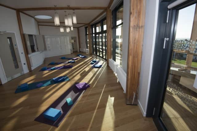 Yoga classes at the Macmillan Horizon Centre (Photograph: Terry Applin)