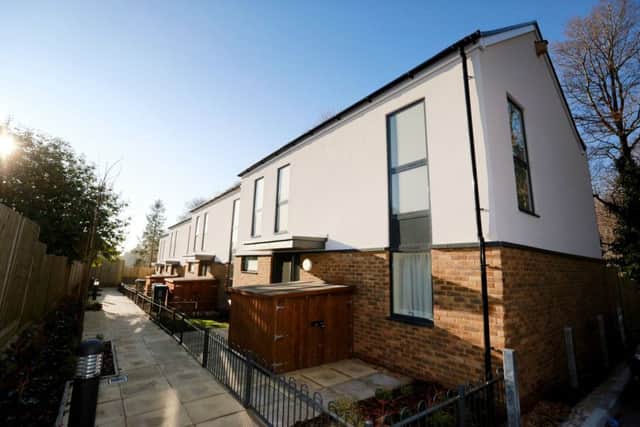 New council homes in Pierre Close SUS-170120-145730001