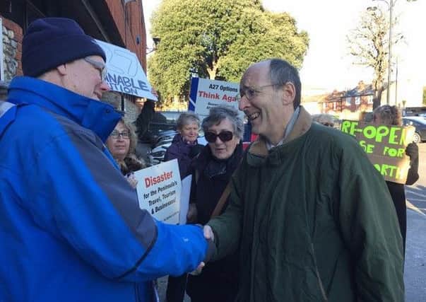 Members of Chichester A27 - No Option is Still an Option met Mr Tyrie before his private meeting with councillors on Friday