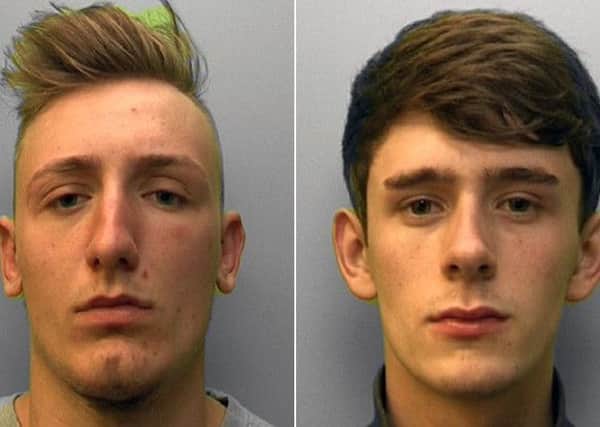 Both men were sentenced at Brighton Crown Court on January 13. Picture: Sussex Police