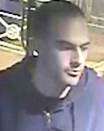 CCTV of a man police wish to speak to in connection with a rape in Brighton SUS-170124-134051001