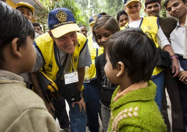 Rotary has helped to reduce polio cases by 99.9 per cent worldwide since 1979