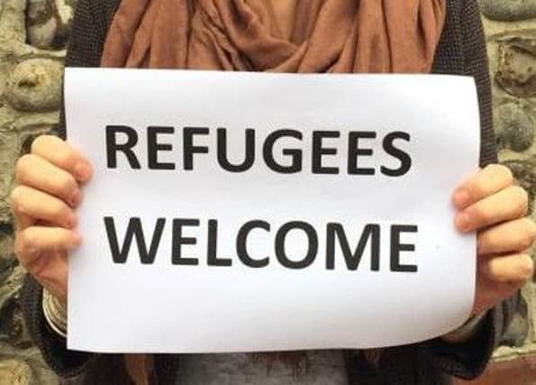 Refugees have been welcomed to Brighton and Hove
