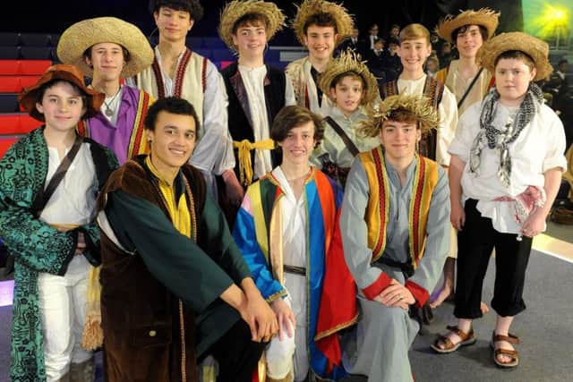 Key members of the Joseph and the Amazing Technicolor Dreamcoat cast. Picture: Steve Robards SR1701141