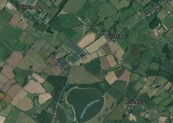 Land at Wick Street has been earmarked for a solar farm. Image: Google Maps