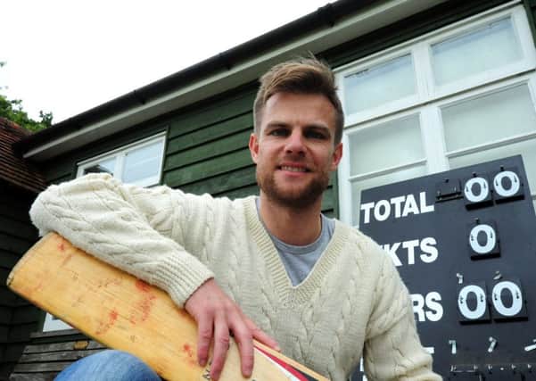 Alex Rees who is leading the revival of cricket in Petworth Park