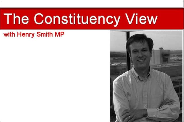 The Constituency View with Henry Smith MP SUS-170126-103725001