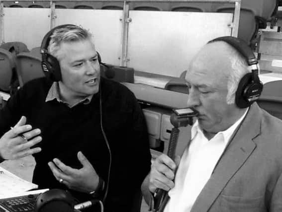 Johnny Cantor on commentary with Warren Aspinall.