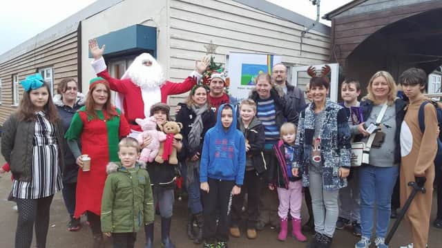 An autism-friendly Christmas event at Kilmarnock Horse Rescue