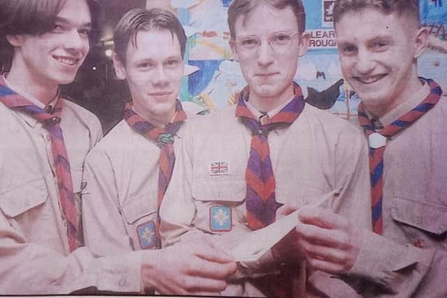 Horsham Venture Scouts in 1997