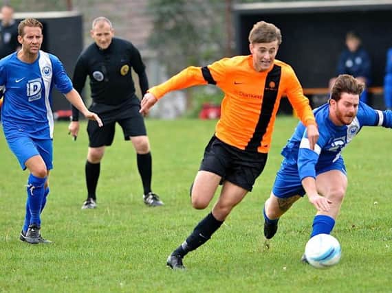 Joseph Benn assisted three of Mile Oak's four goals on Saturday. Picture: Stephen Goodger