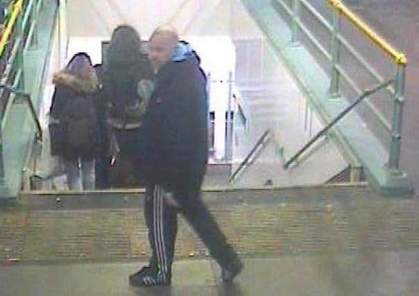 Officers would like to speak to this man as he may have information which could help with the investigation. Picture: British Transport Police