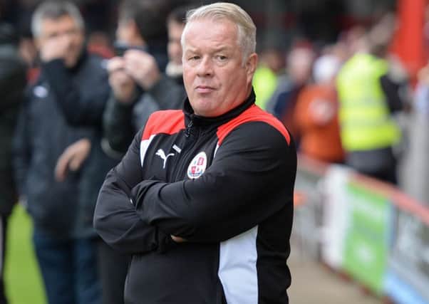 Crawley Town boss Dermot Drummy. Picture by Phil Westlake SUS-160811-143923001